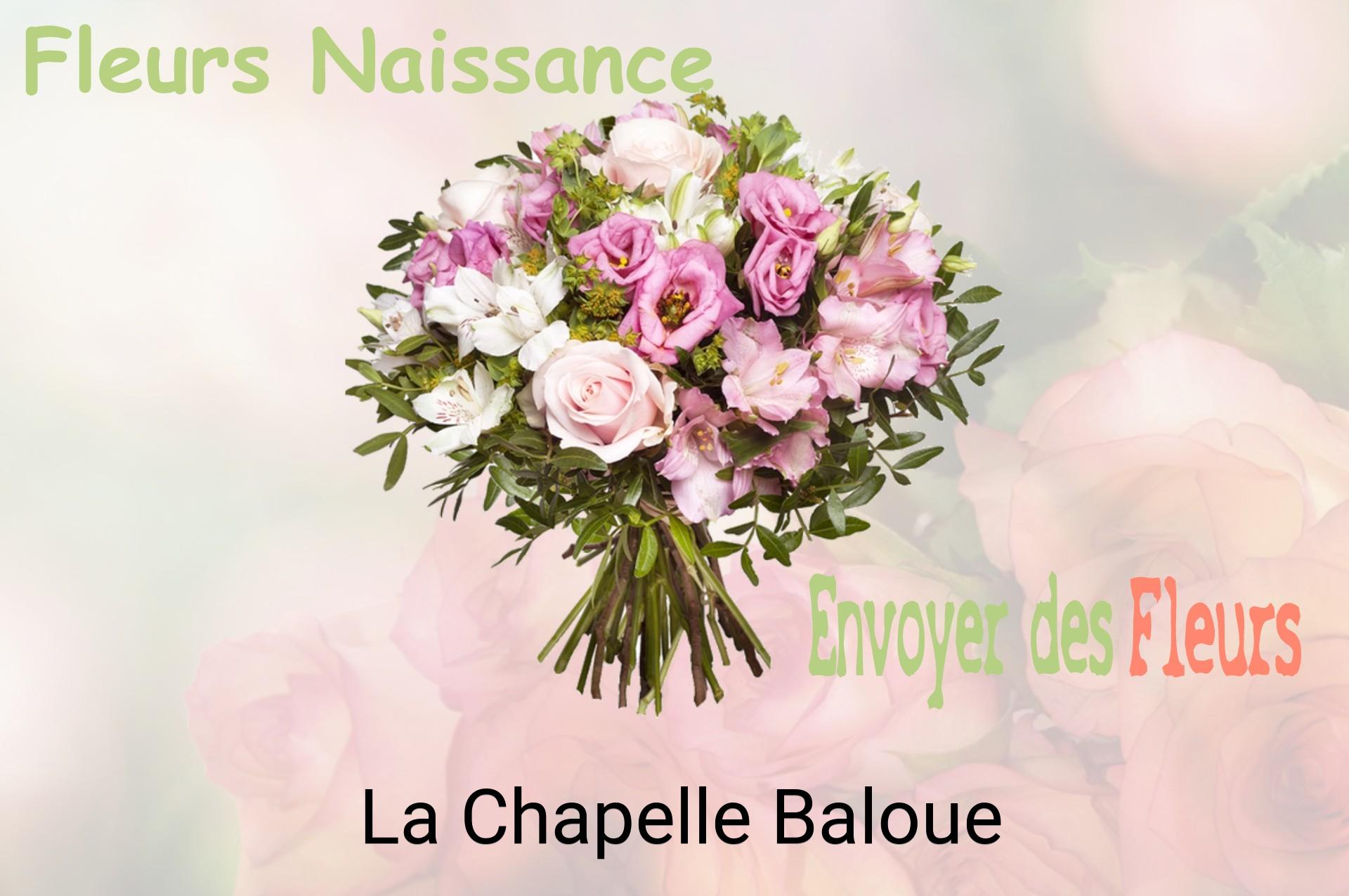 Bouquet de fleurs de naissance livré à La Chapelle-Baloue